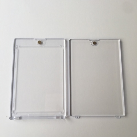 55pt One Touch Magnetic Holder Ultra clear 1 szt Safe Cards Storage