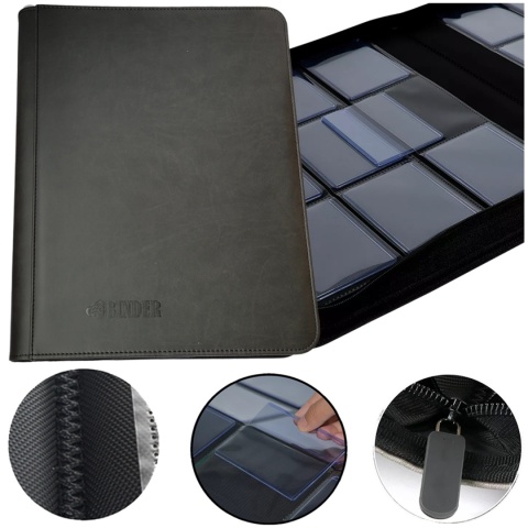 Album na Toploadery Binder 9 Pocket Trading Cards Holds 216+ Safe Cards Storage
