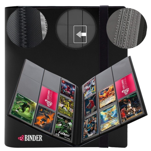 Album na karty kolekcjonerski TCG klaser Czarny 360 kart "Safe Cards Storage"