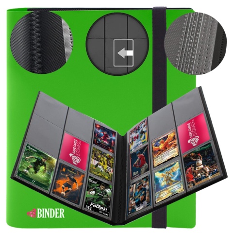 Album na karty kolekcjonerski TCG klaser Zielony 360 kart "Safe Cards Storage"
