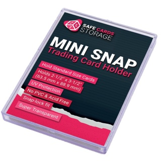 Mini Snap Card Holder Ultra clear 1szt SCS