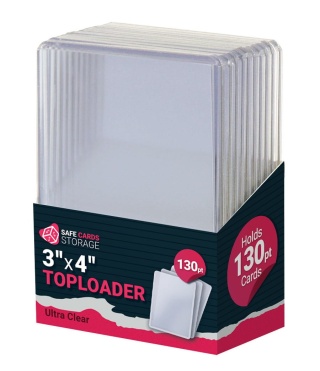 Toploader 130PT 3"x4" Ultra Clear 10 szt. SCS