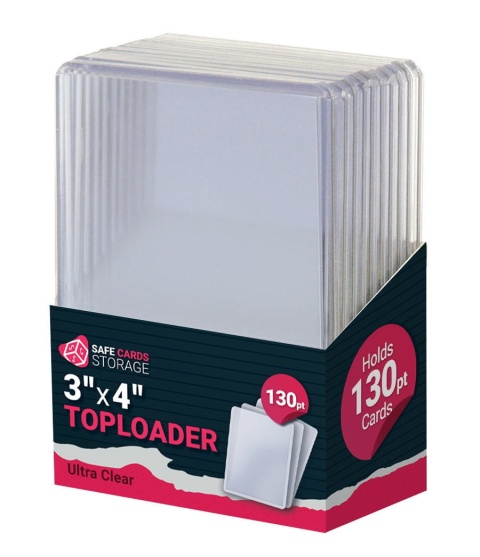 Toploader 130PT 3"x4" Ultra Clear 10 szt. SCS