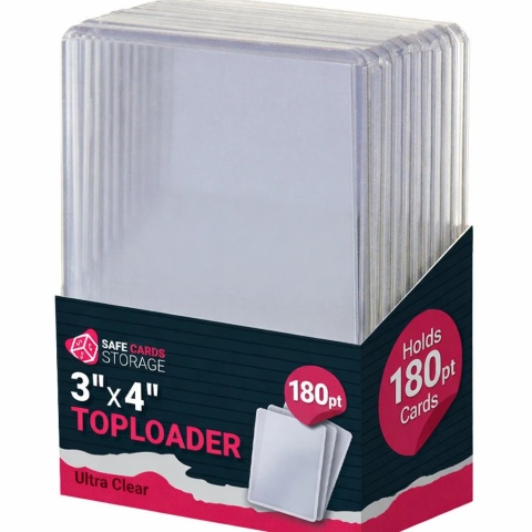 Toploader 180PT 3"x4" Ultra Clear 10 szt. SCS