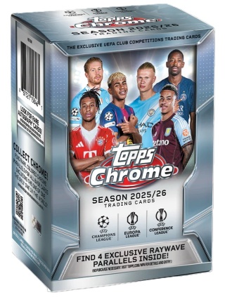 Topps Chrome® UEFA Club Competitions 2025-26 - Value Box